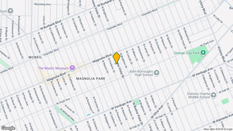 653 N Buena Vista St Map and Location Details