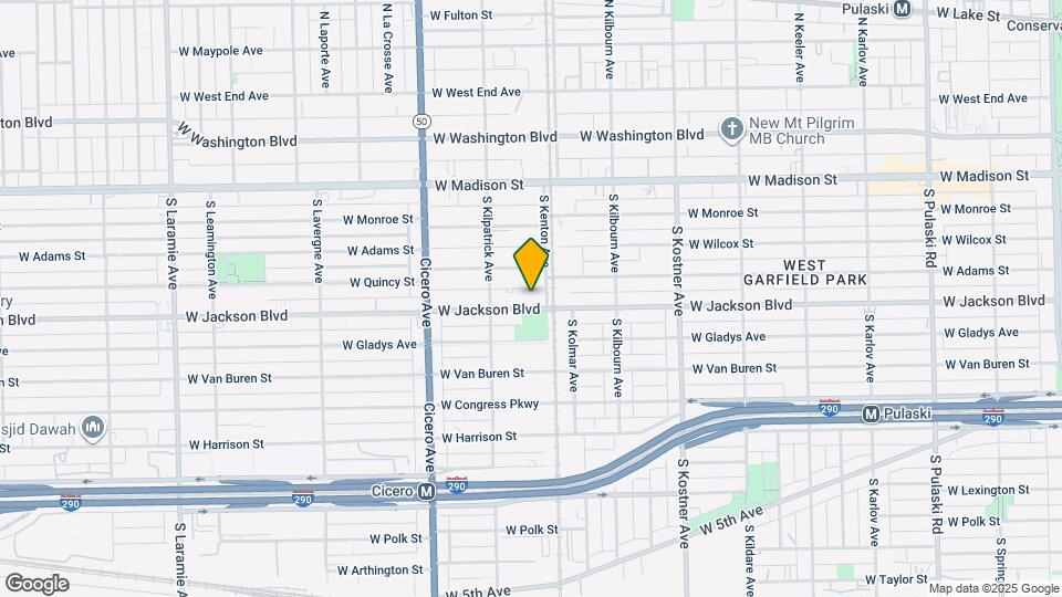 4618 W Jackson Blvd Mapa y Detalles de la Ubicación