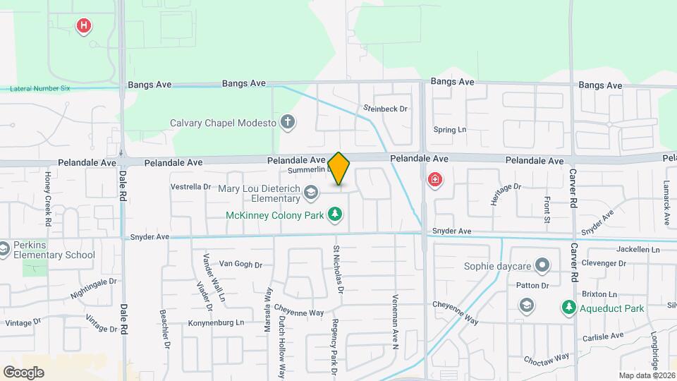 2301 Warm Springs Dr Map and Location Details