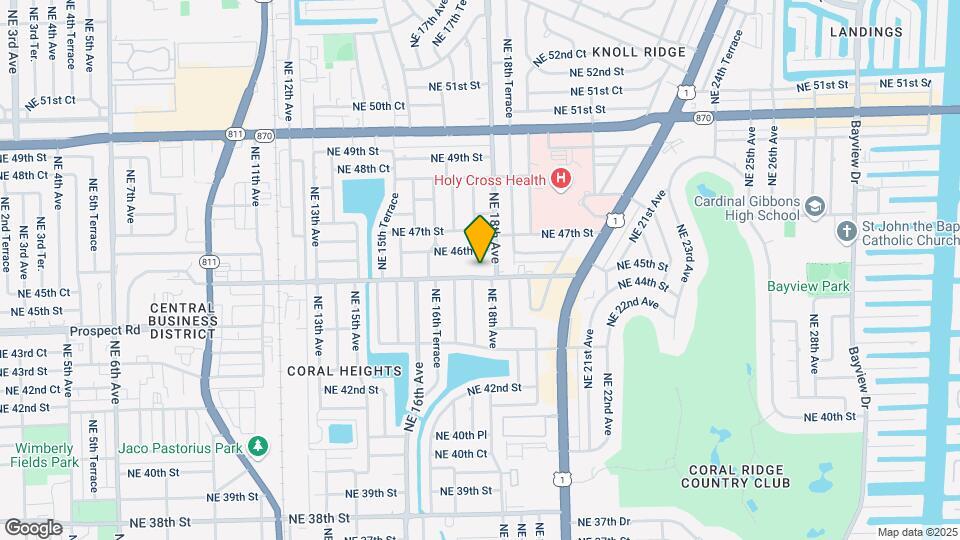1769 NE 45th St Map and Location Details
