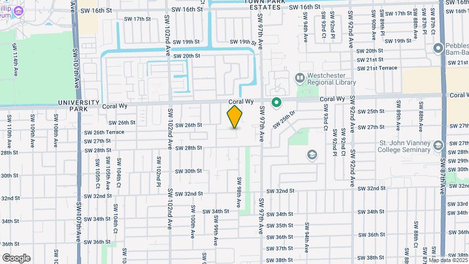 9824 SW 26th Terrace Map and Location Details
