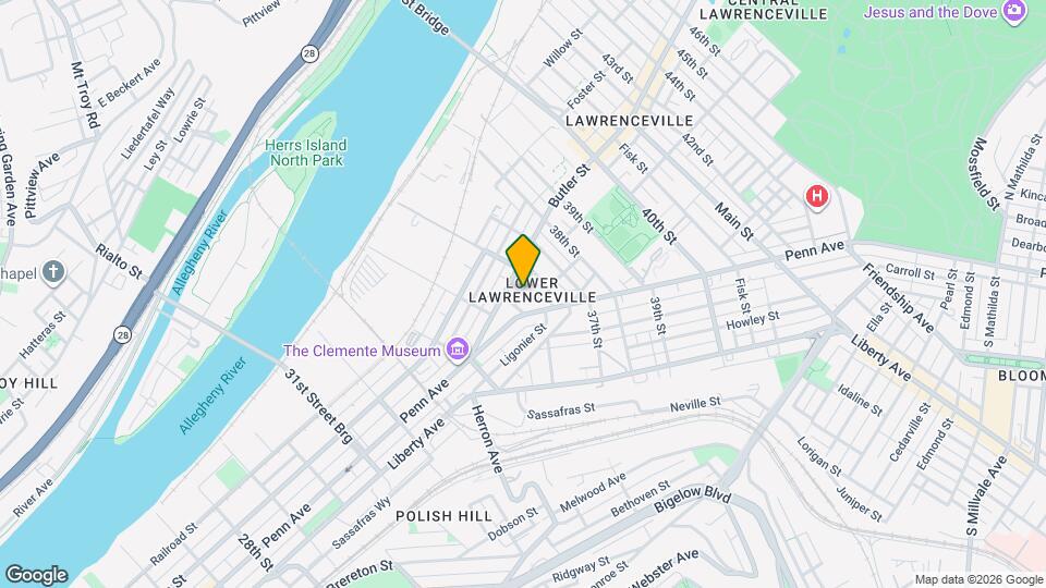 3510 Leech St Map and Location Details