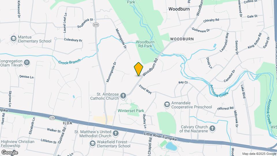 3710 Woodburn Rd Map and Location Details