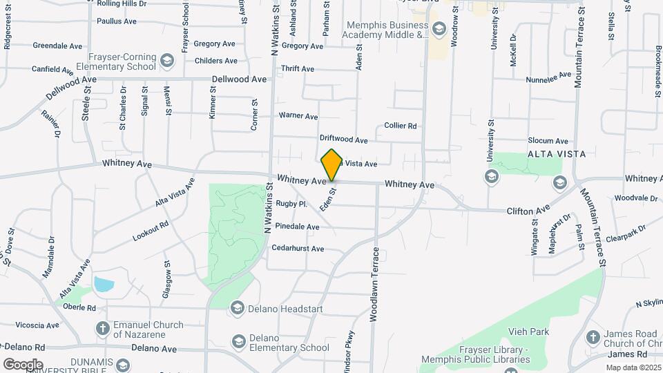 1905 Whitney Ave Map and Location Details