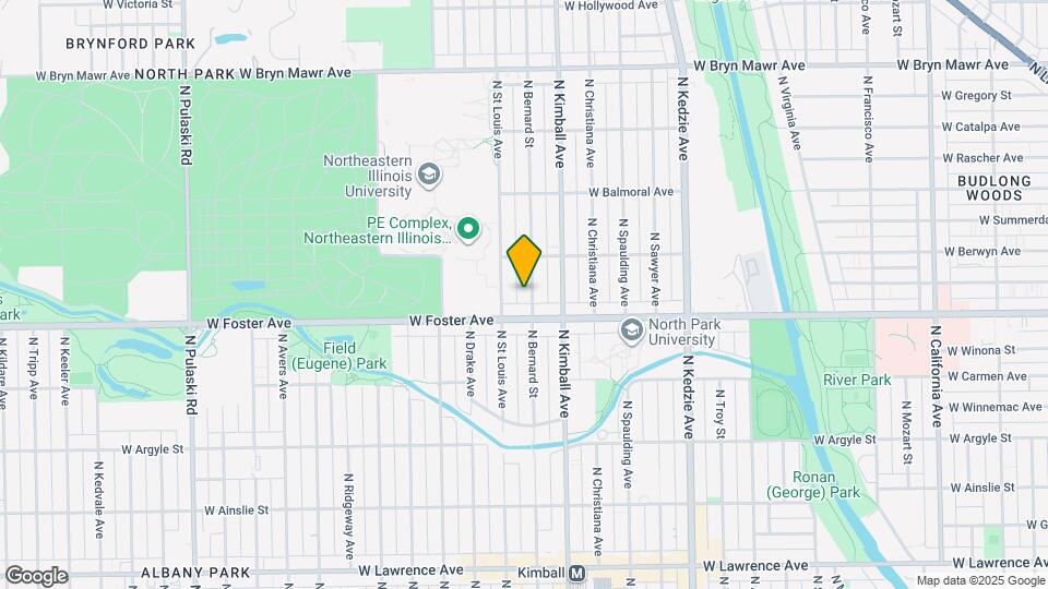 5224 N Bernard St Map and Location Details