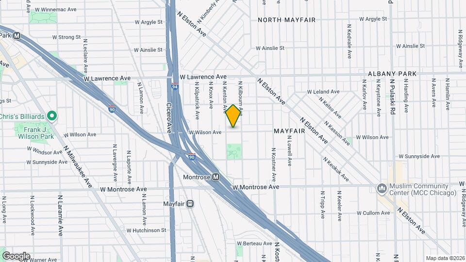 4556 W Wilson Ave Map and Location Details