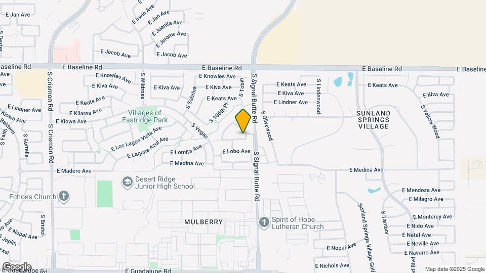 10746 E Lomita Ave Map and Location Details