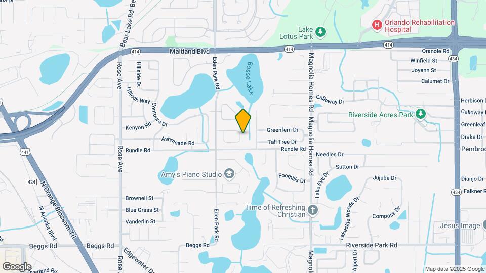 4419 Orangebrook Dr Map and Location Details