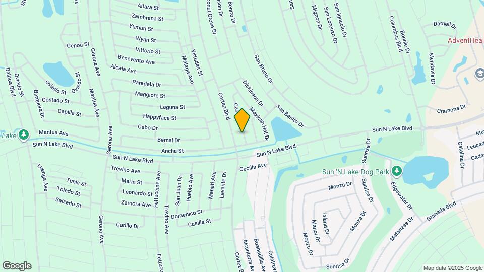 5509 Castania Dr Map and Location Details