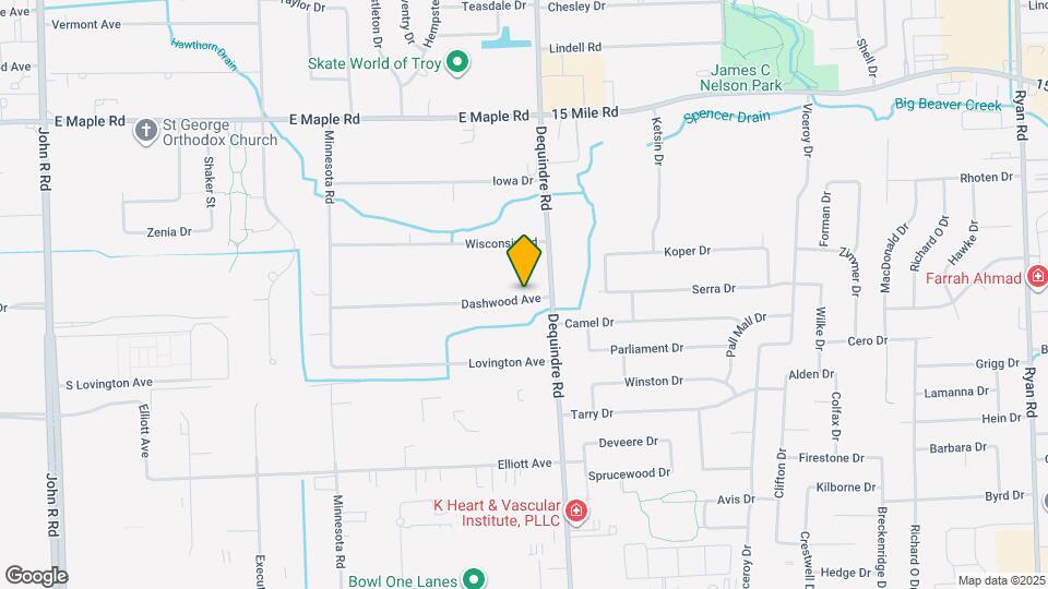 2967 Dashwood Ave Map and Location Details