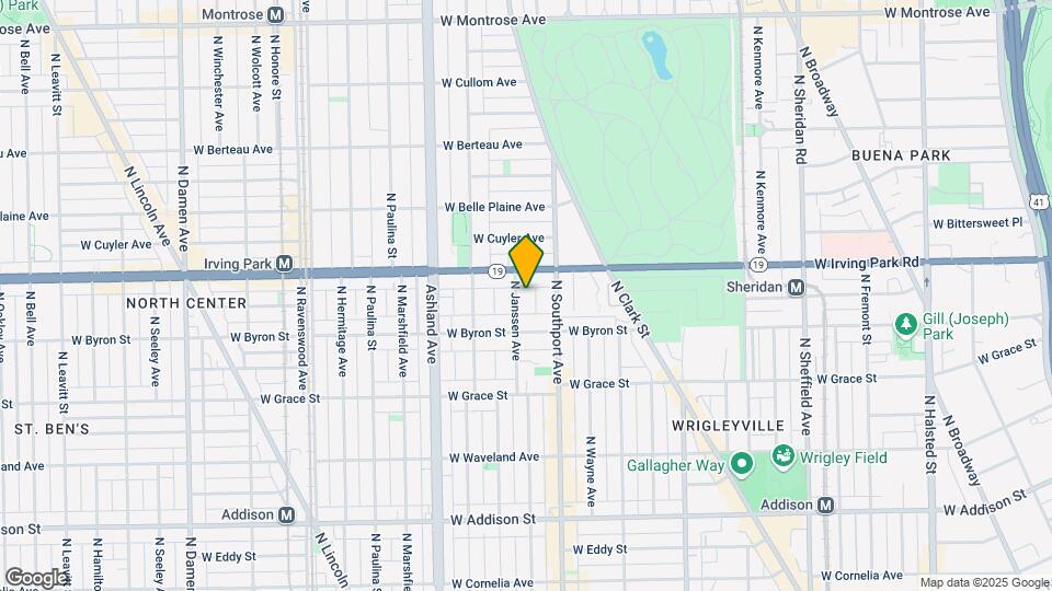 3933 N Janssen Ave, Unit 3937-E3 Map and Location Details