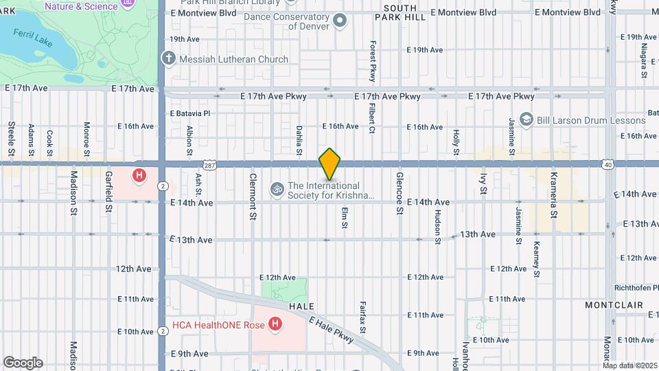 1440 Eudora St Map and Location Details