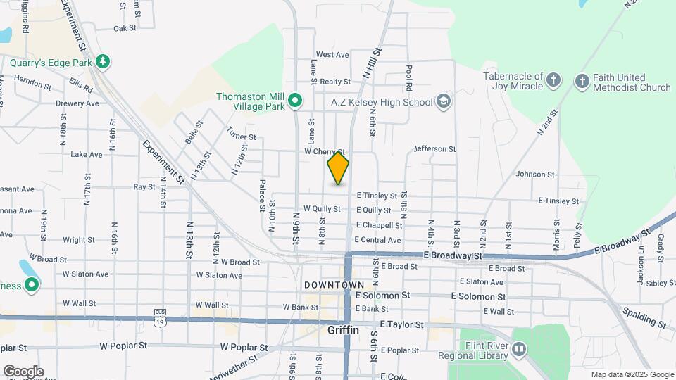 115 W Tinsley St Map and Location Details