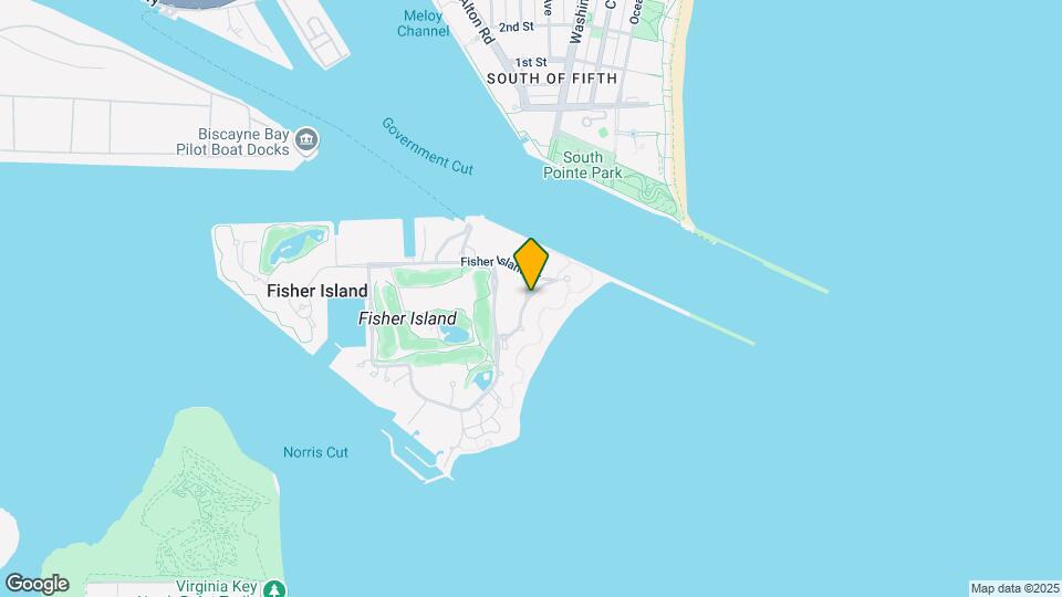 7642 Fisher Island Dr Mapa y Detalles de la Ubicación