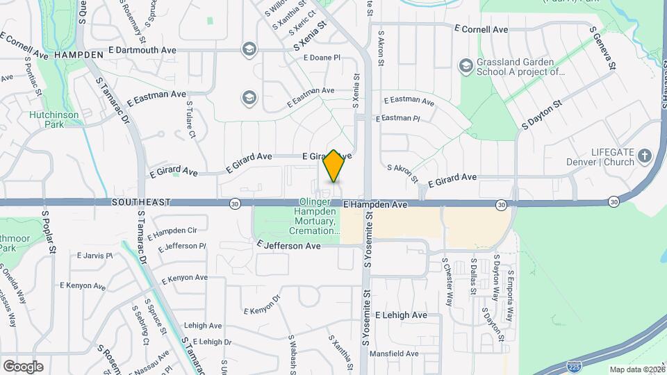 BridgeCreek Townhomes Map and Location Details