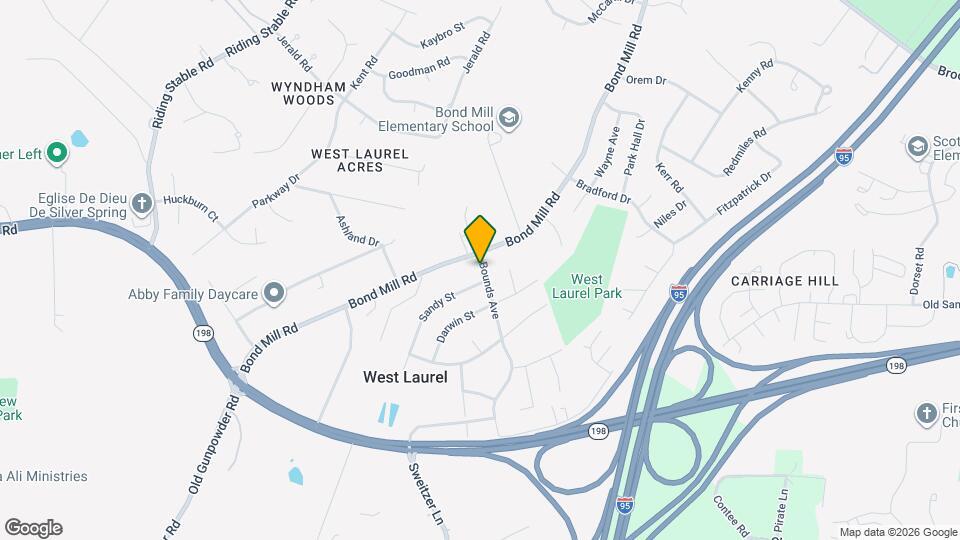 15610 Bounds Ave Map and Location Details