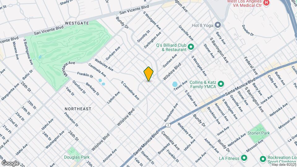 1169 Amherst Ave Map and Location Details
