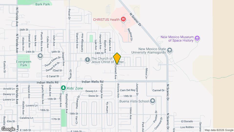 2201 Mesa Ln Map and Location Details