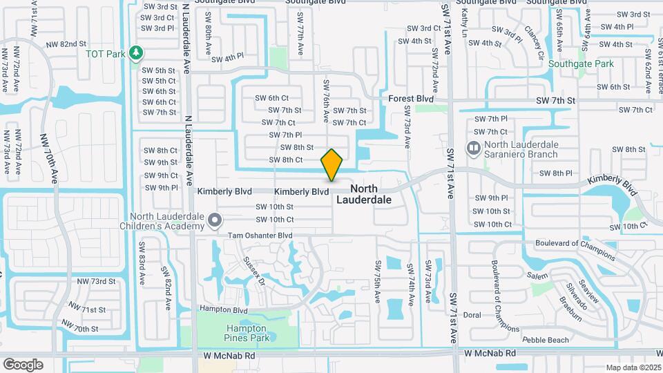 7601 Kimberly Blvd Map and Location Details