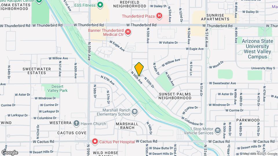 13245 N 56th Ave Map and Location Details