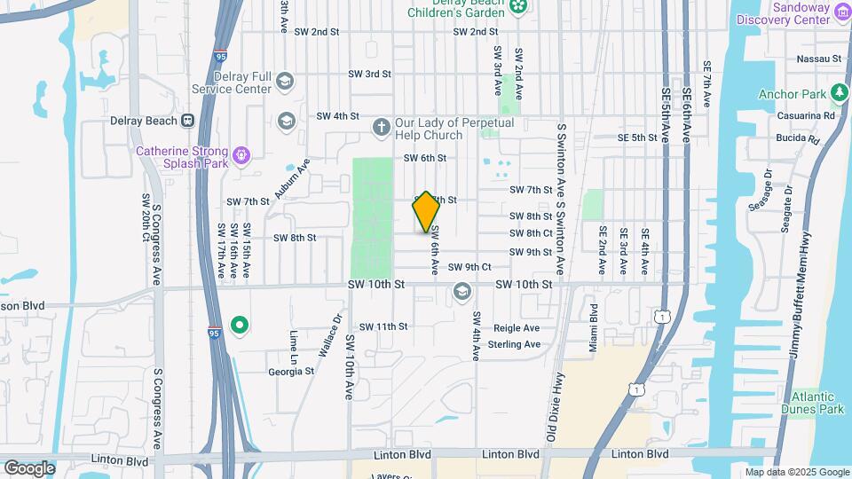 608 SW 8th Ct Map and Location Details