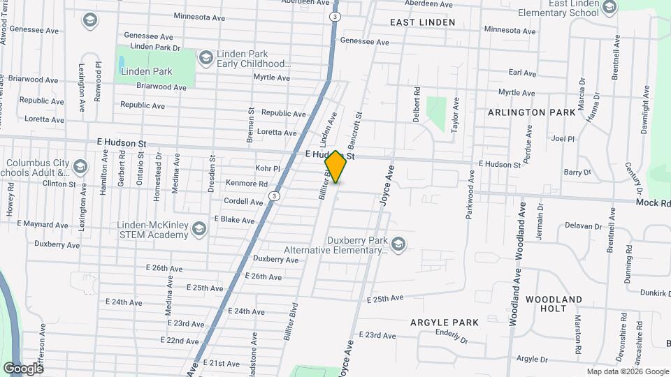 2193 Bancroft St Map and Location Details