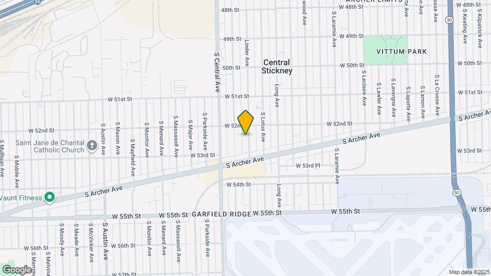 5220 S Linder Ave, Unit 2 Map and Location Details