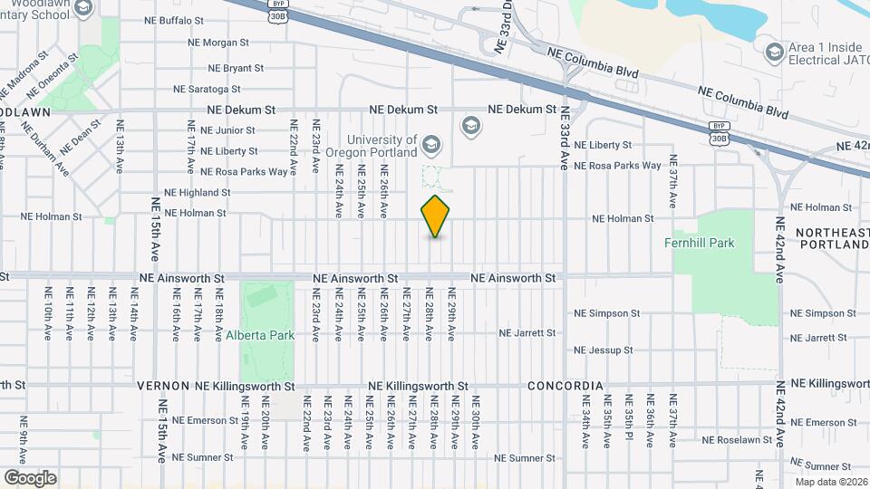 6124 NE 28th Ave Mapa y Detalles de la Ubicación