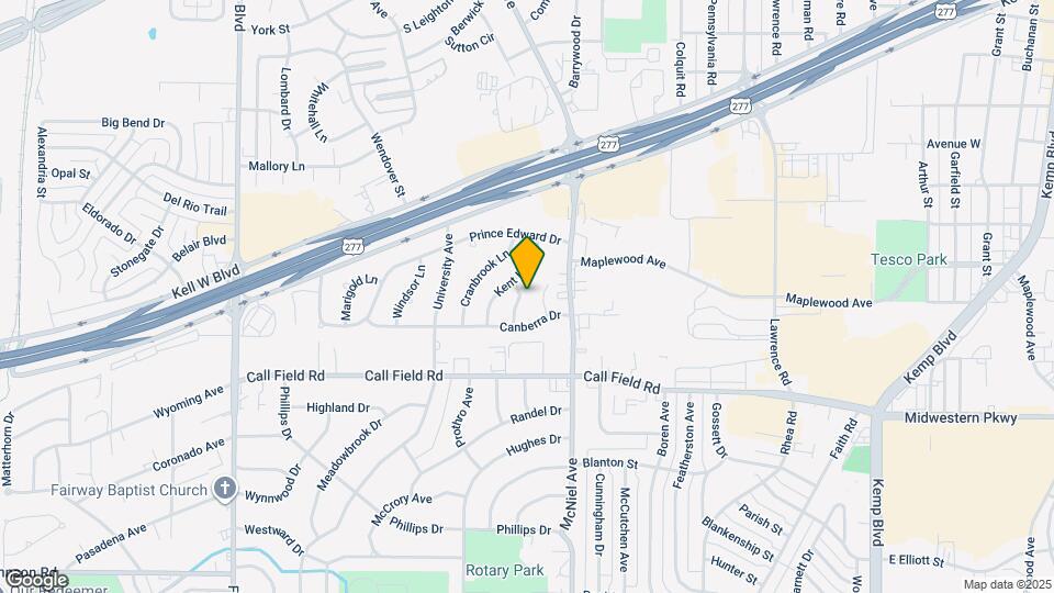 3505 Regina Cir Map and Location Details