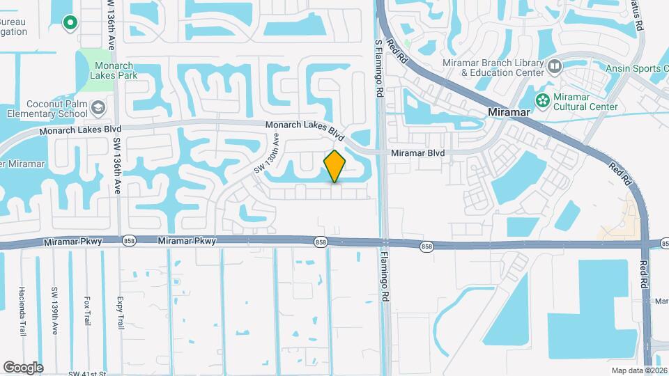 2825 SW 127th Way Map and Location Details