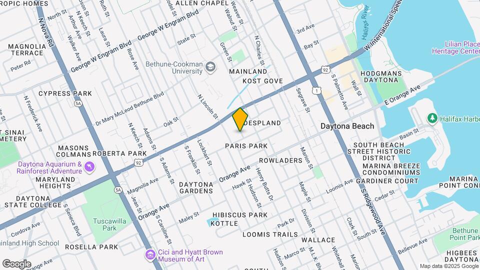 626 Magnolia Ave Map and Location Details