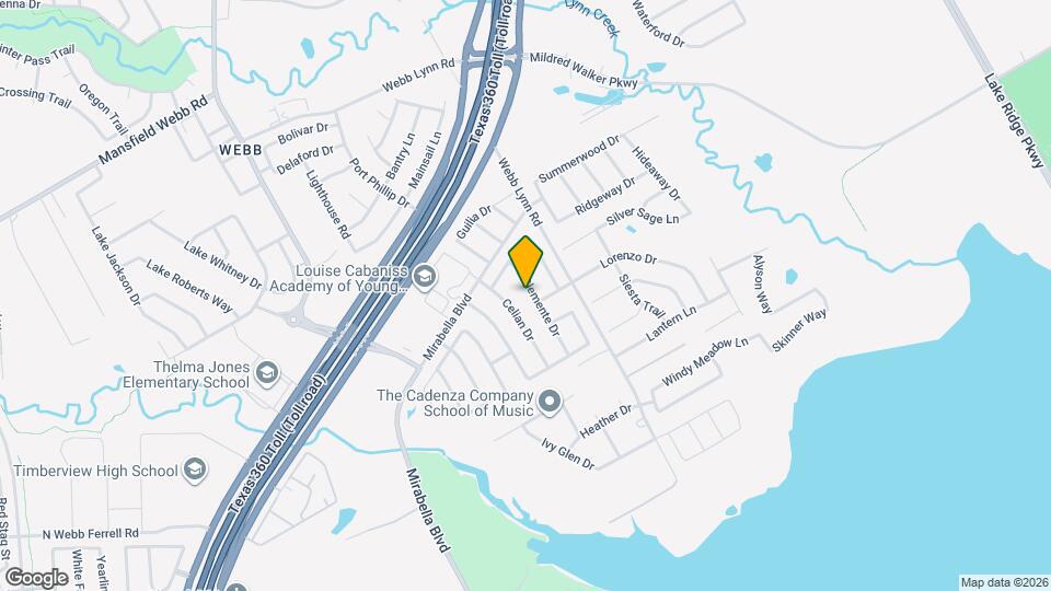 3011 Clemente Dr Mapa y Detalles de la Ubicación