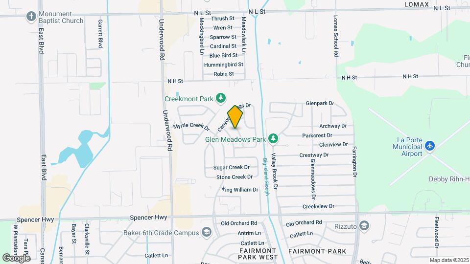 745 Otter Creek Dr Map and Location Details