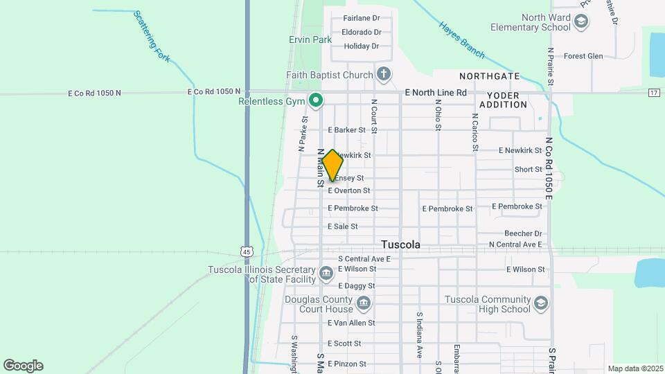 104 E Overton St Map and Location Details