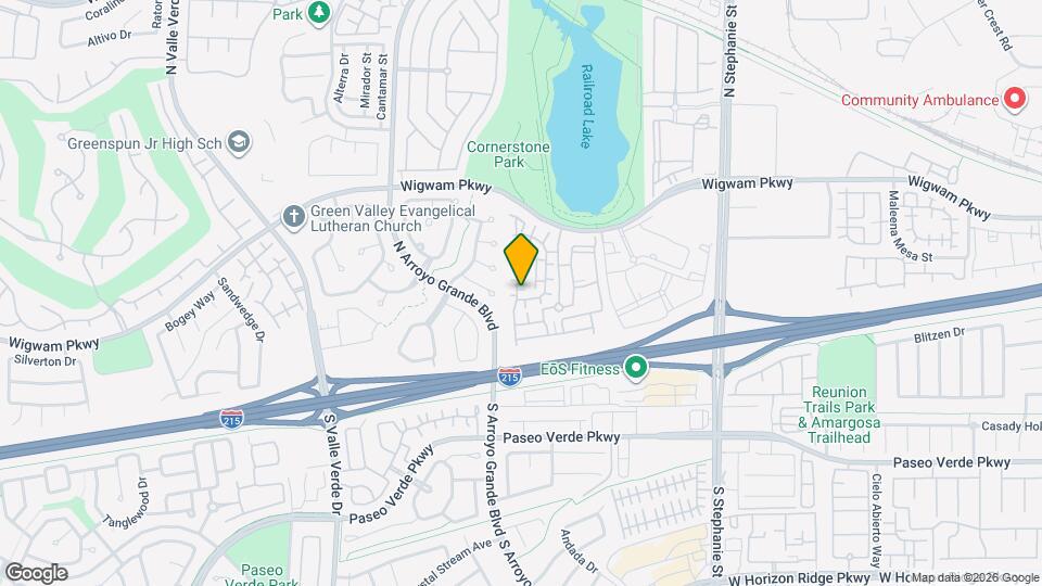 1541 Sagrada Ct Map and Location Details