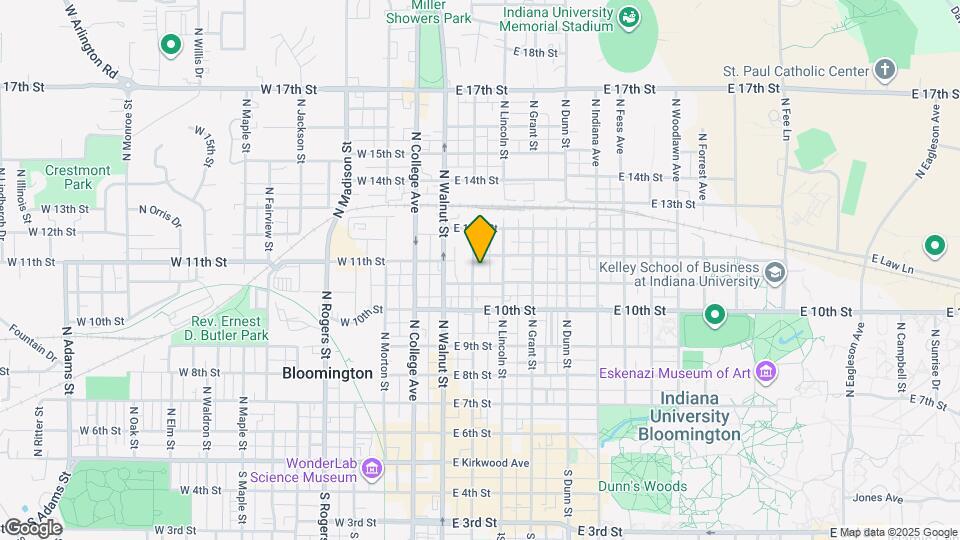 708 N Washington St Mapa y Detalles de la Ubicación