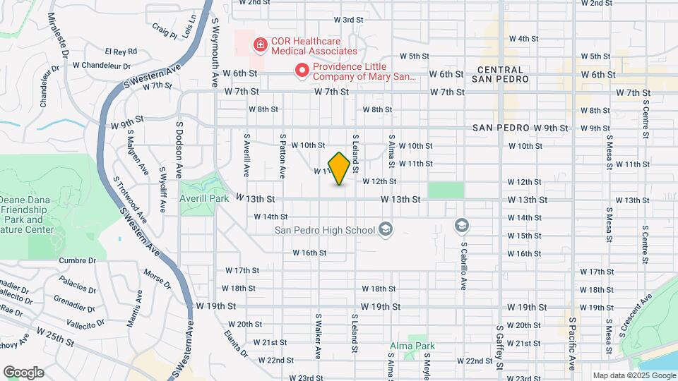 1144 W 13th St Mapa y Detalles de la Ubicación