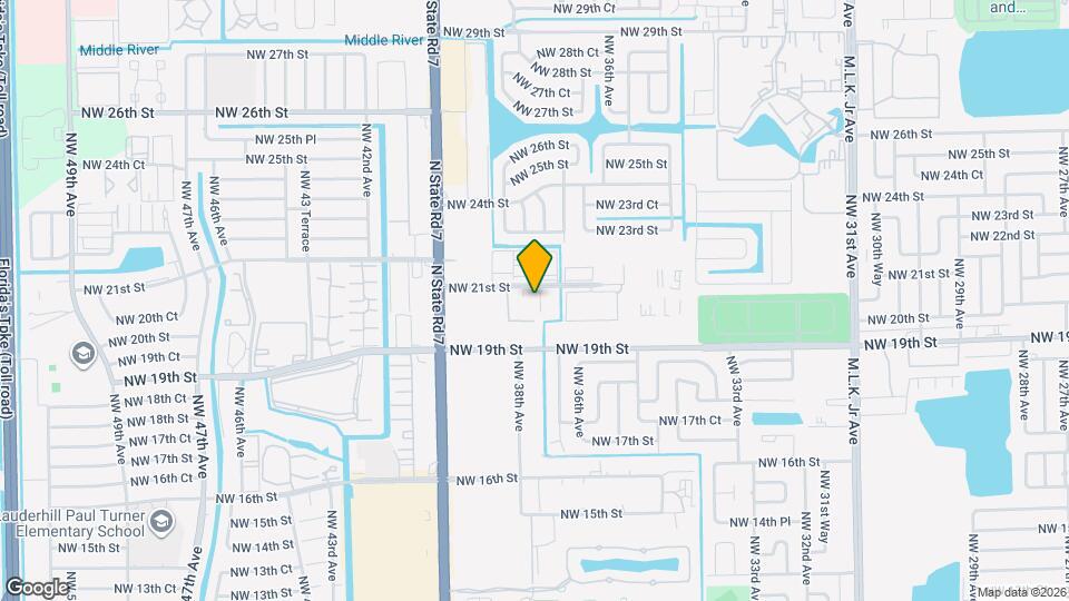 2015 NW 37th Terrace Map and Location Details