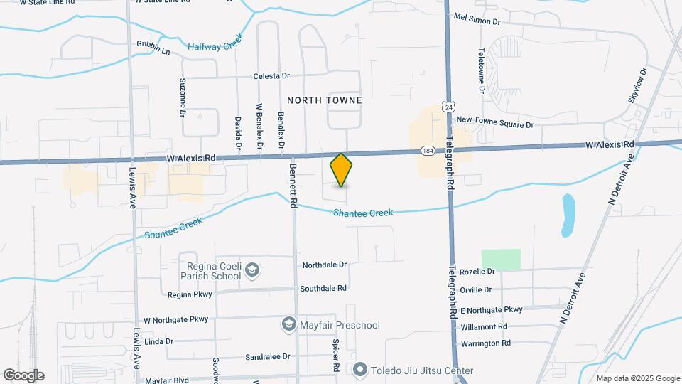 North Towne Village Map and Location Details