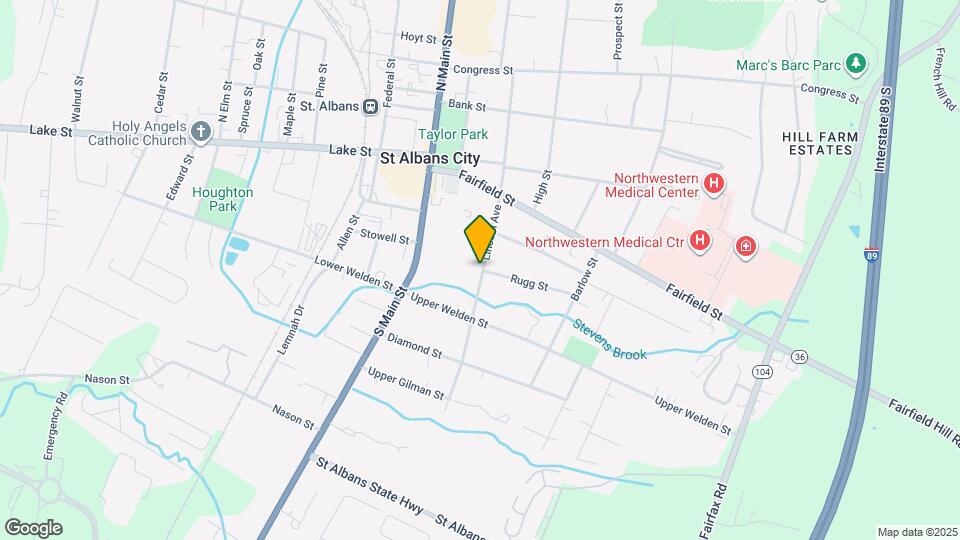 82 Lincoln Ave, Unit Upper Map and Location Details