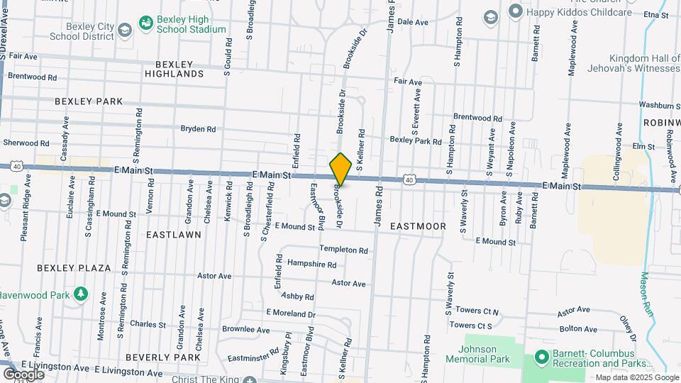 730 Brookside Dr Map and Location Details