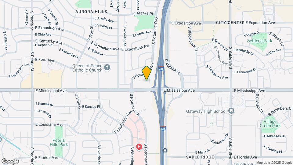 944 S Potomac Ct Map and Location Details
