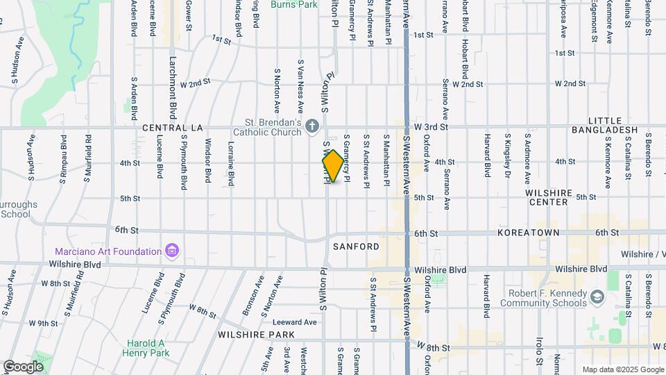 440 S Wilton Pl Map and Location Details
