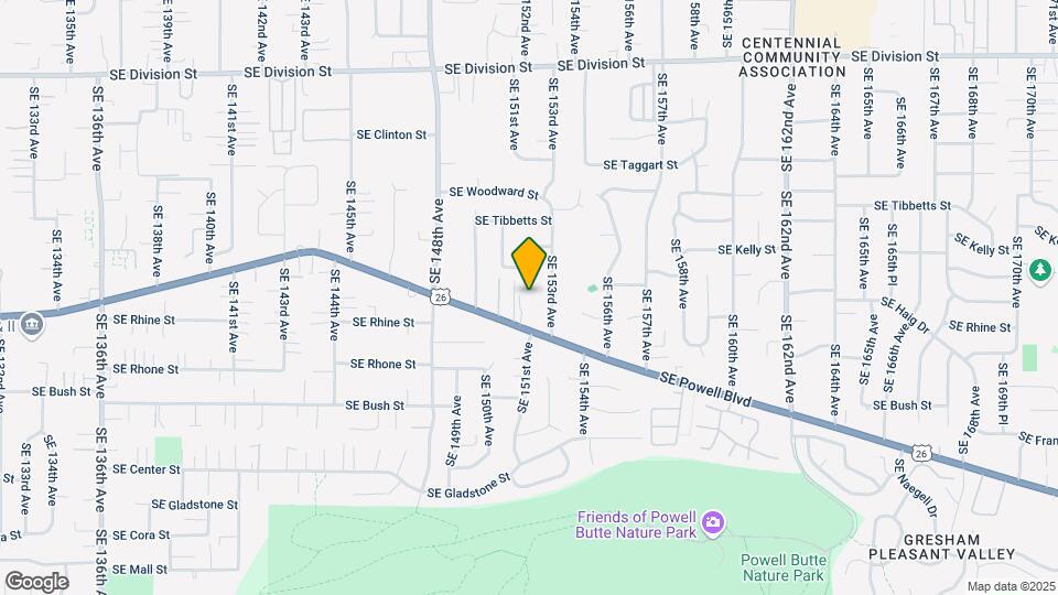 Powell Butte Townhomes Map and Location Details