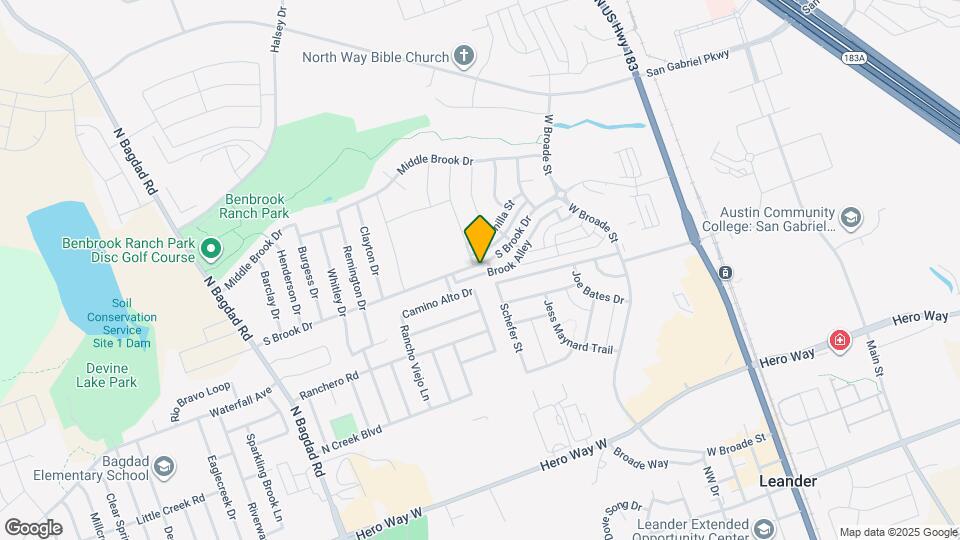 456 S Brook Dr Map and Location Details