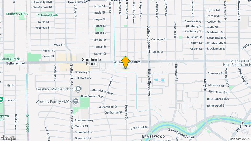6906 Sewanee St Map and Location Details