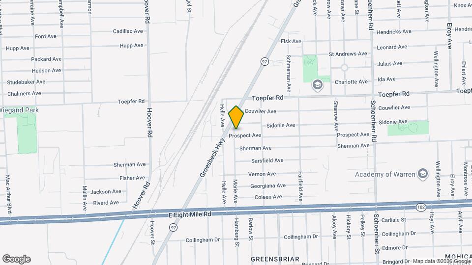 12375 Prospect Ave Map and Location Details