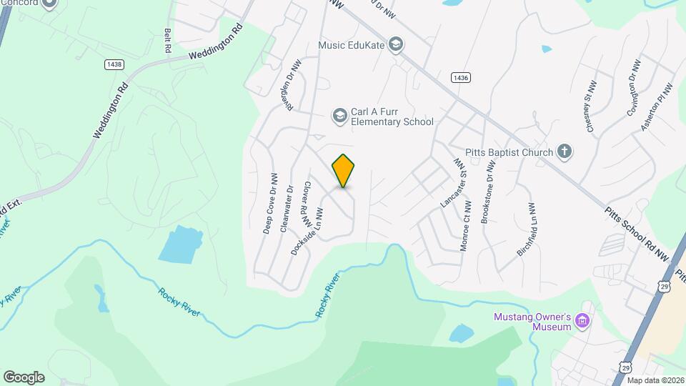2978 Clover Rd NW Mapa y Detalles de la Ubicación