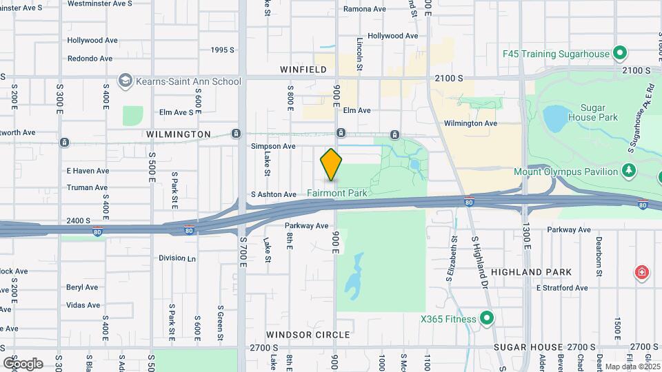 2324 S 900 E Map and Location Details