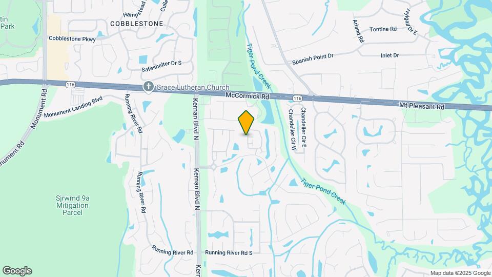 1736 Forest Lake Cir W Map and Location Details